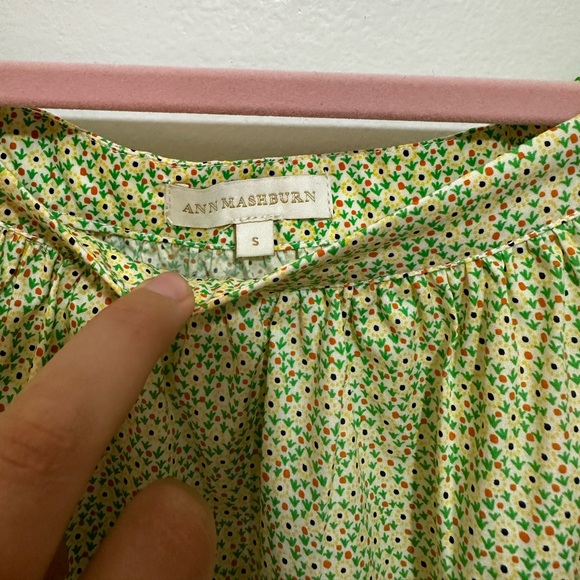 Ann Mashburn Floral Printed Top - Size Small - Picture 3 of 5